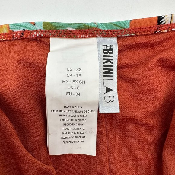The Bikini Lab Swim Botton Womens Tropical Oasis Multicolor Size XS NWT - Picture 6 of 8